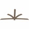 Ekena Millwork Davenport Smooth Timber Gable Bracket, Douglas Fir, 108"W x 54"H x 1 1/2"D x 5 1/2"F, 12/12 Pitch GBW108X54X0206DAV00SDF - alternate 3